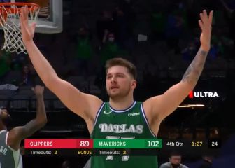 El comentarista muerto de risa y Doncic a lo Gladiador: su locura ante Paul George