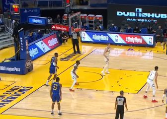 El recital de Curry contra los Nuggets de Campazzo