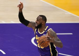 LeBron llega a tiempo