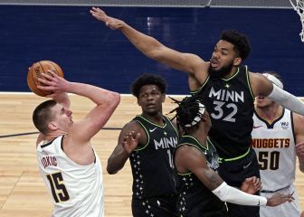 Campazzo crea, Jokic decide y los Wolves ven crecer a Edwards