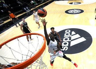 El Real Madrid se impone al ASVEL en un partido de infarto (80-82) con una actuación majestuosa de Ndiaye, que llevaba 32 de valoración al descanso y se fue a 45 al final.