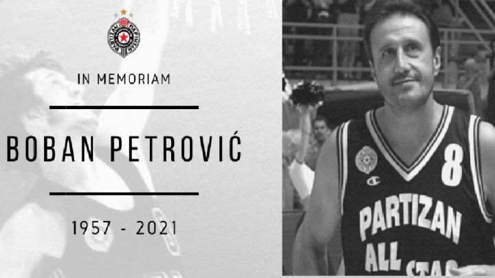 Fallece Boban Petrovic, histórico del Partizán que jugó en Manresa
