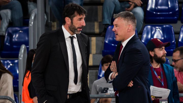 El entrenador del Barça, Sarunas Jasikevicius, habló tras la victoria de este martes en el Palau Blaugrana frente al Surne Bilbao Basket (84-62).