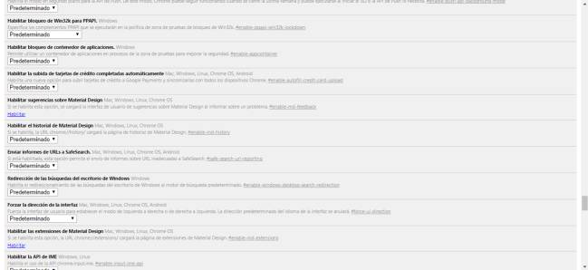Configuración avanzada de Google Chrome