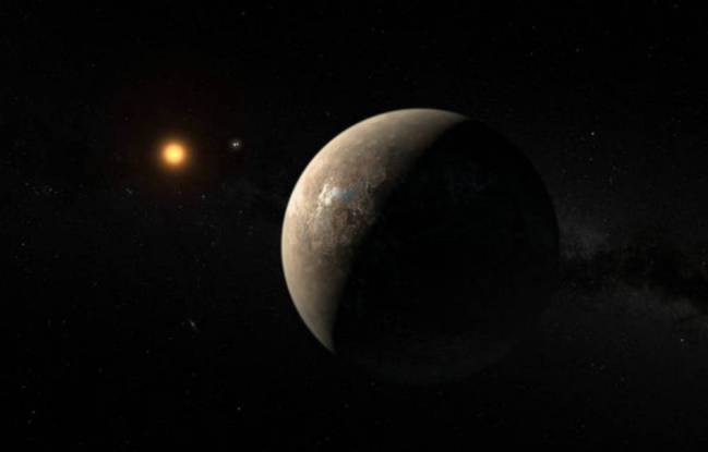 Diseño artístico conceptual de Proxima b