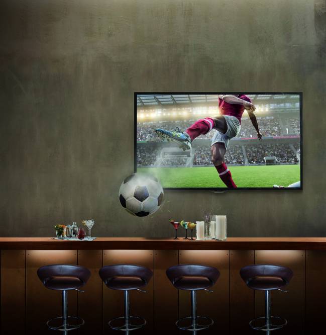 Vodafone lleva el futbol a 4K a los bares