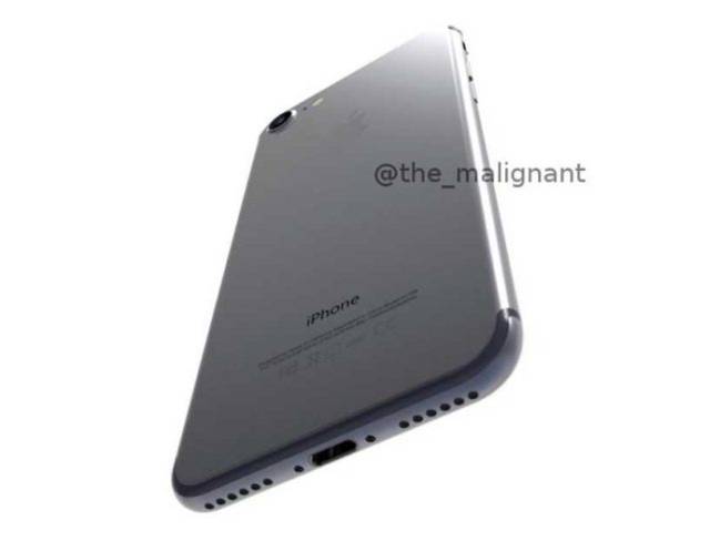 iPhone 7 gris por detrás