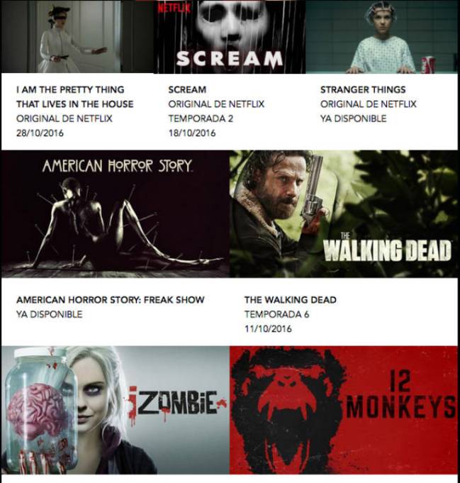 Halloween en Netflix