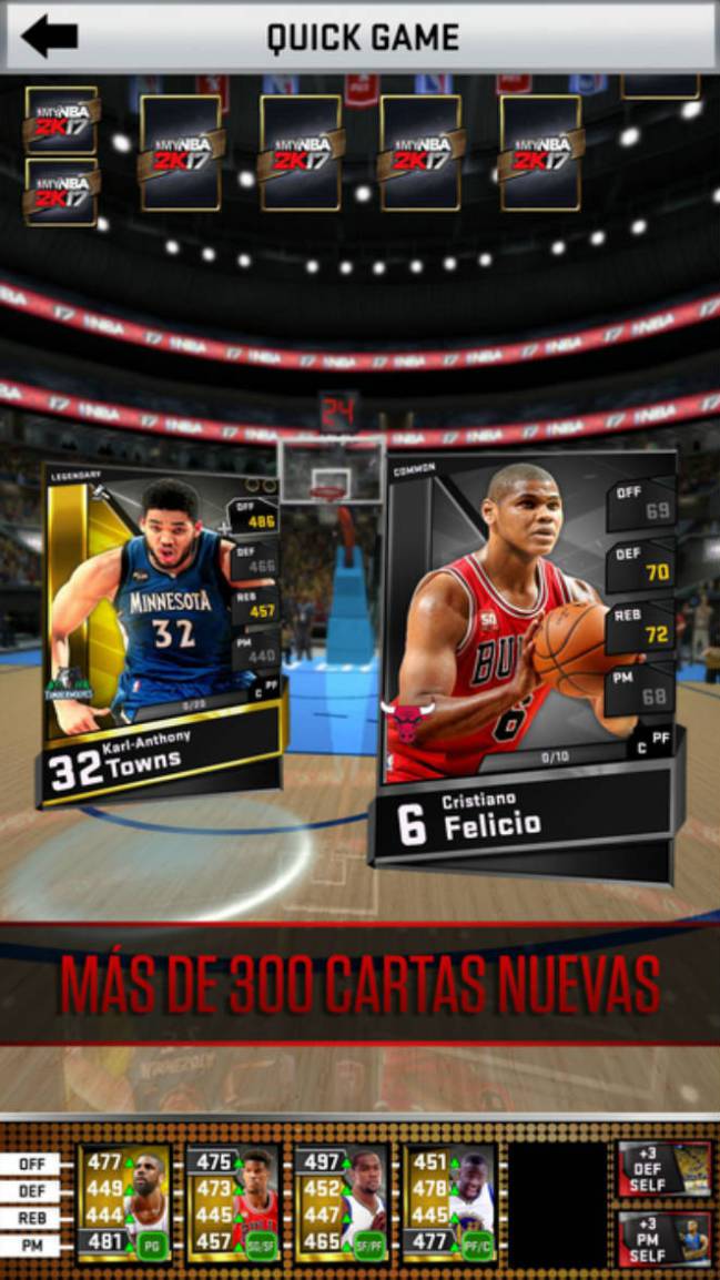 In-game de MyNBA 2K17