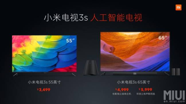 Dos modelos, de 55'' y de 65''
