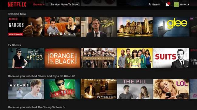 Netflix random botton