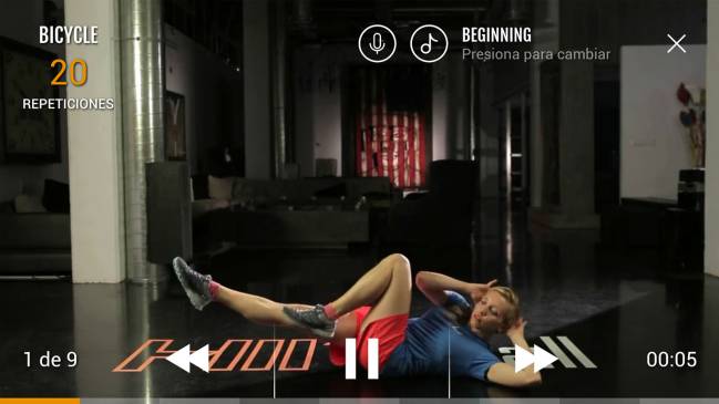 Video gimnasio