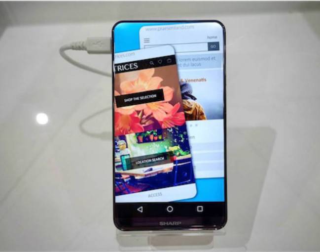 Sharp Corner R, ¿será así la pantalla del iPhone 8?