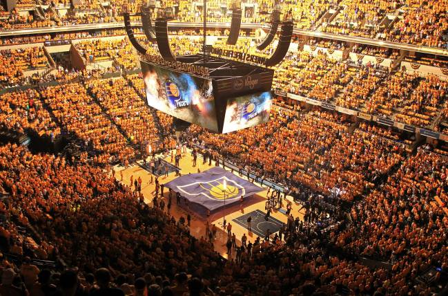 Las pantallas de los Pacers enseñarán los tiempos de espera más bajos