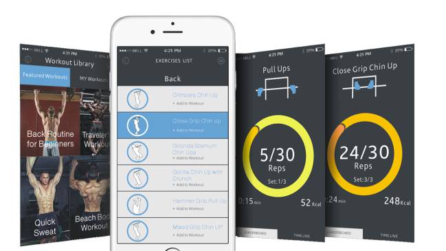 Forza barra fitness app