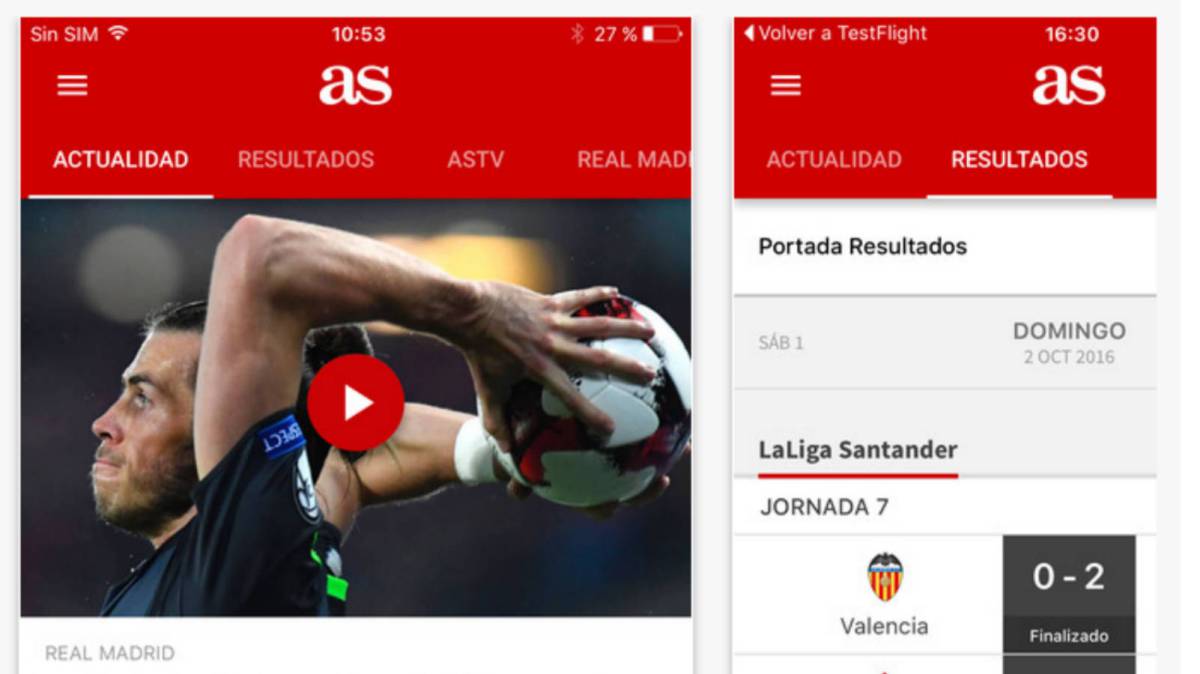 Ya puedes descargar la nueva y mejorada app de AS