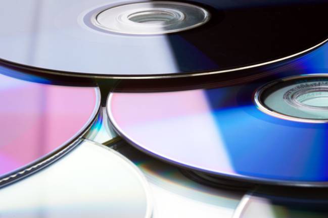 DVDs vírgenes para grabación