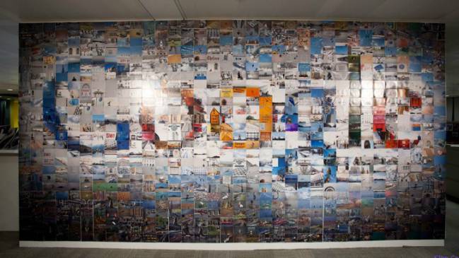 Mural Google en las oficinas alemanas de la compañía