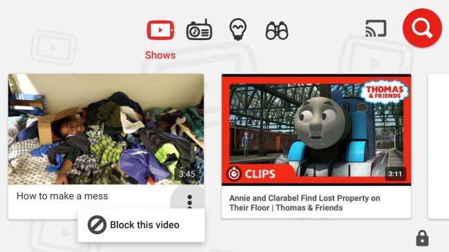 YT Kids bloqueo