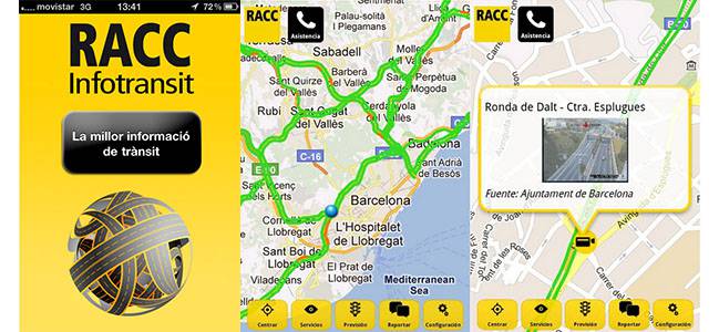 LA app de Infotransic y su interfaz