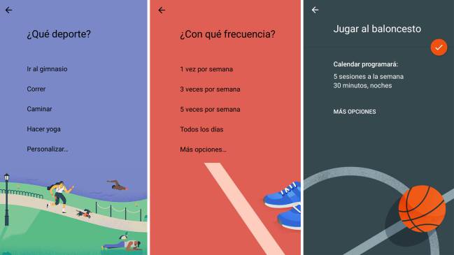 google calendar ejercicio