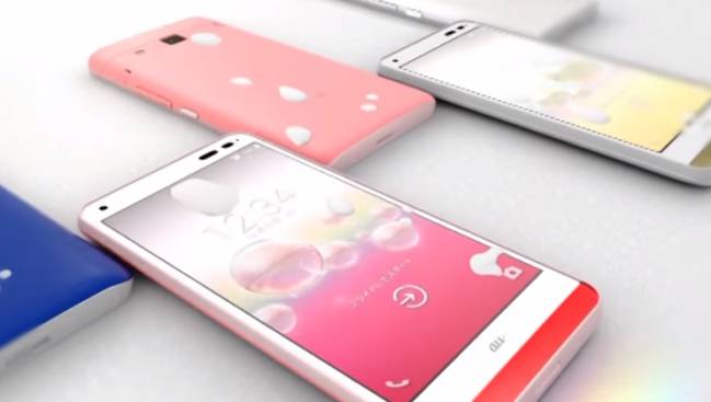 Kyocera Rafre en distintos colores, el smartphone a prueba de jabón