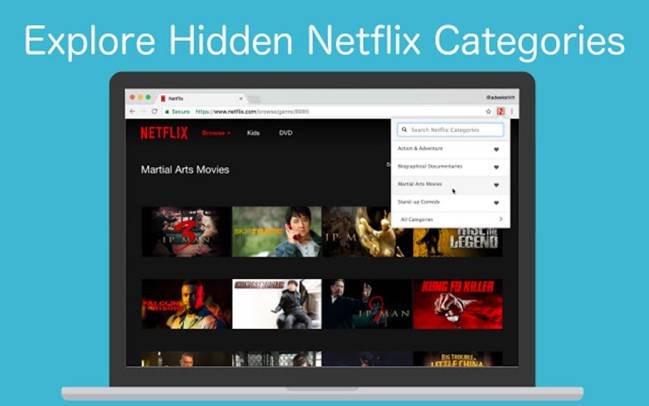 netflix cathegories