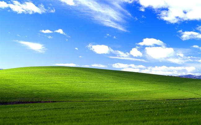 Bliss de XP, el fondo de pantalla más icónico y reconocido de Windows