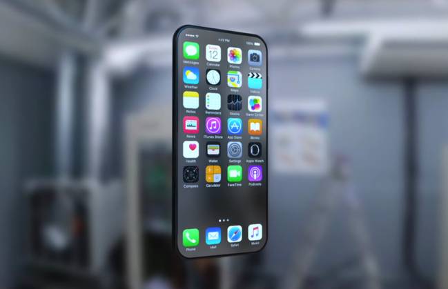 Diseño conceptual de un móvil Apple sin botones. ¿Será así el iPhone 8?