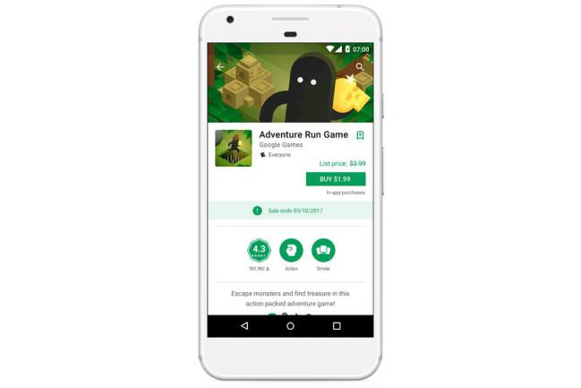 google play precio oferta