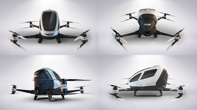 El Ehang 184, ¿el futuro de los taxis?