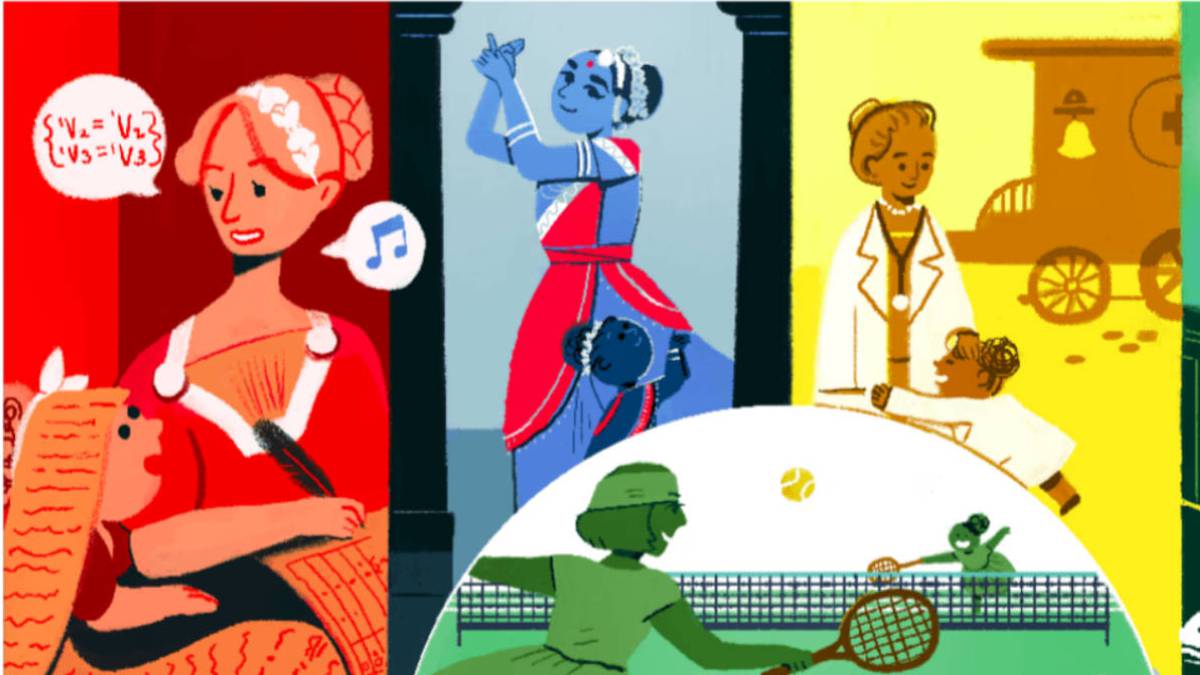 El doodle de Google y Snapchat homenajean el Día Internacional de la Mujer