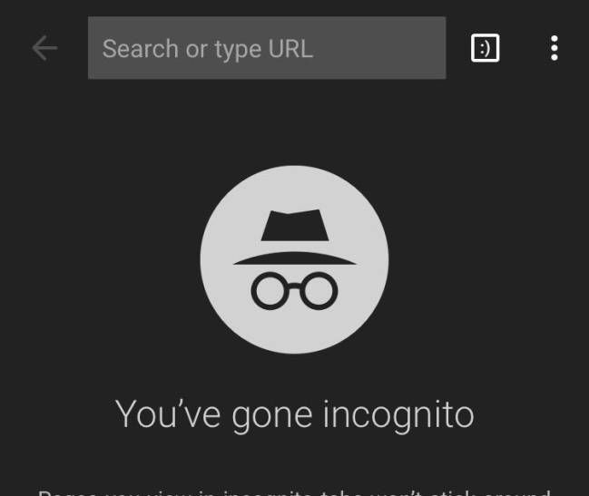 ¿Veis la carita sonriente? ¿Dónde está la privacidad, Google?