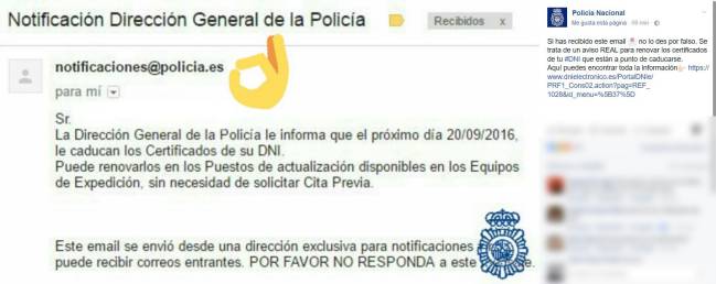 email policia nacional