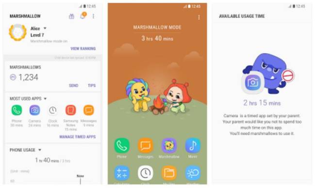 Pantallas de Samsung Marshmallow