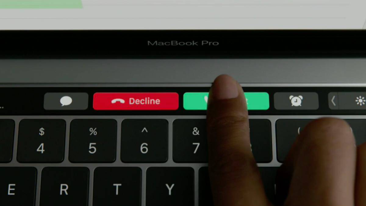 touchbar macbook pro