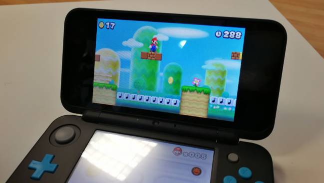 new nintendo 2DSXL negra