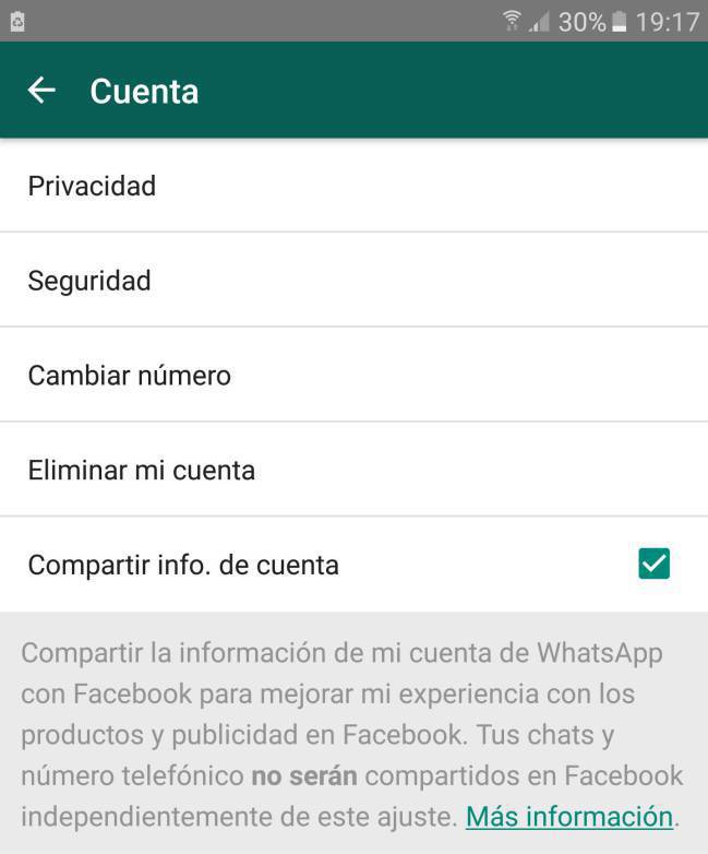Los acuerdos que Facebook obligó a aceptar a todos los usuarios de WhatsApp si querían seguir usando la app
