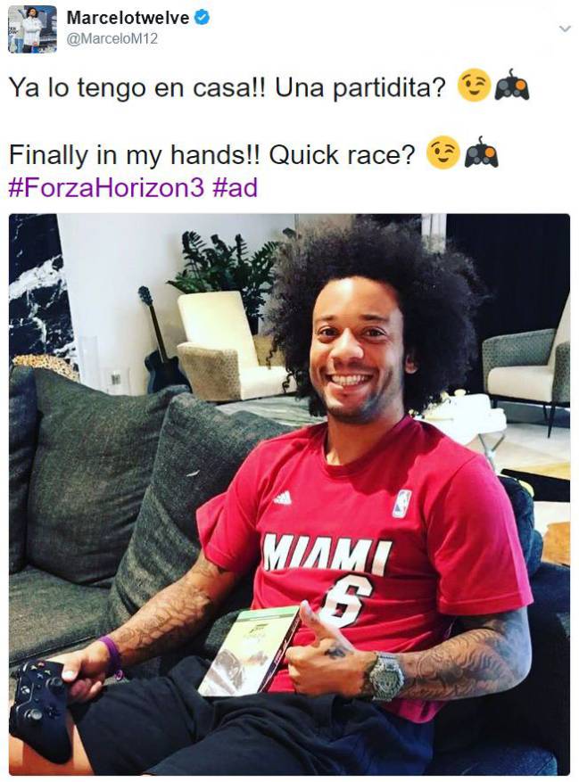 tweet marcelo forza horizon