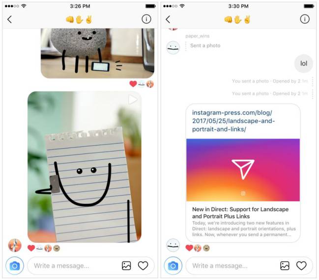 instagram direct actualizado