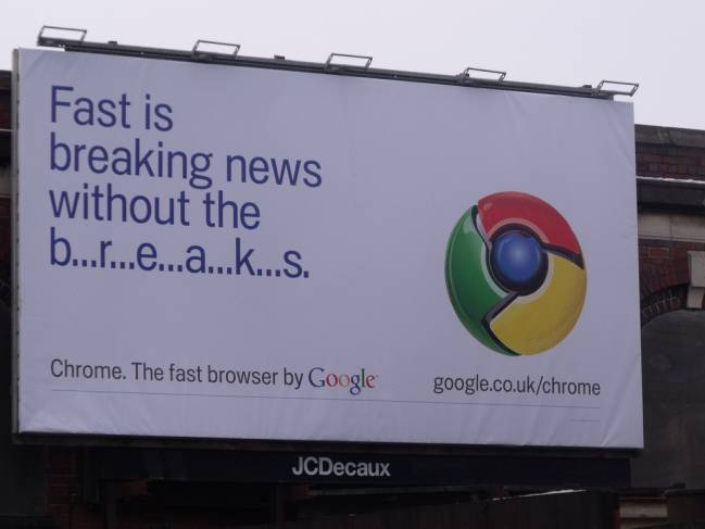 chrome anuncio
