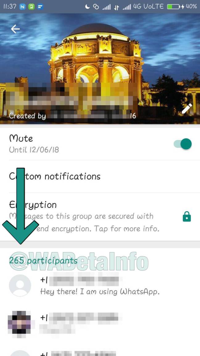 ¿Se acabó el actual límite de 256 usuarios en un grupo de WhatsApp?
