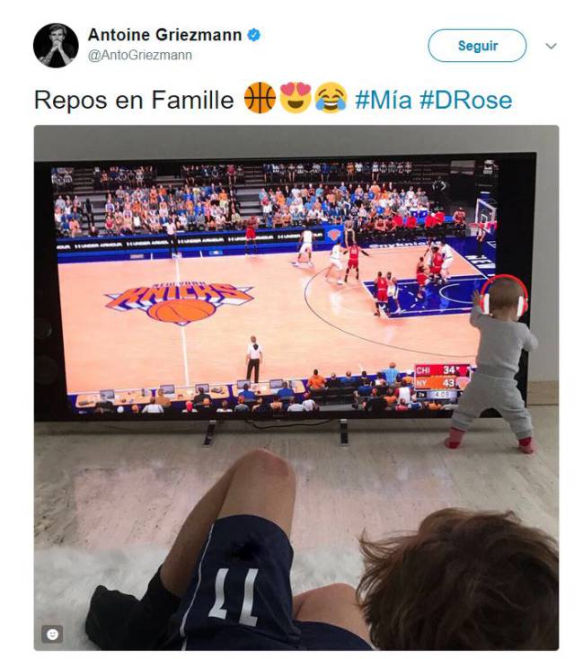 tweet griezmann tv