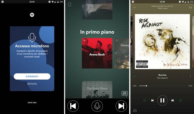 spotify modo coche