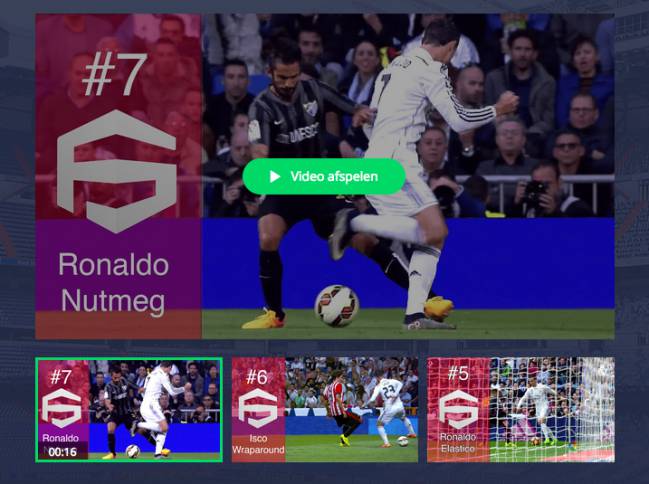 Uno de los desafíos ya disponibles, jugada de CR7