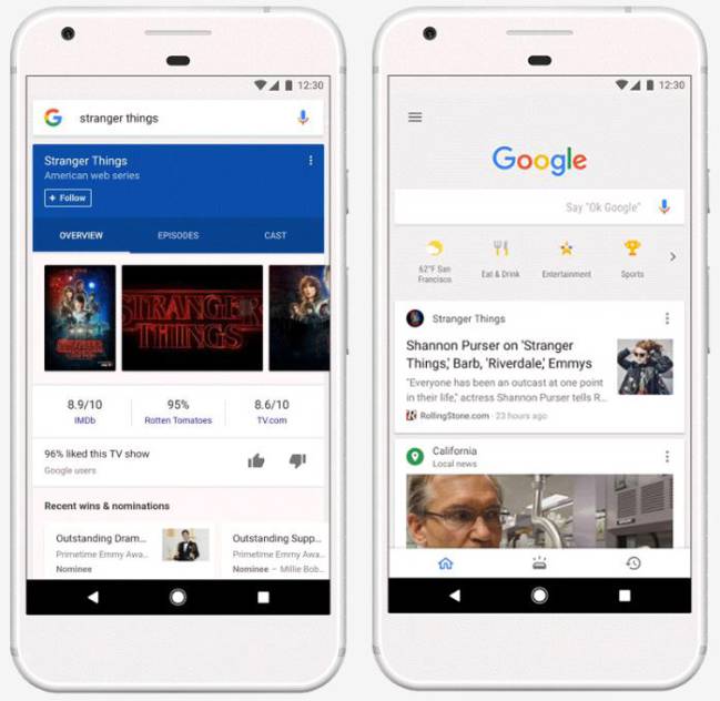 google app feed