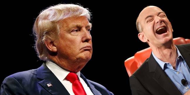¿Se lo tomará así Jeff Bezos el nuevo ataque de Trump en las redes? La comunidad lo apoya al 100%