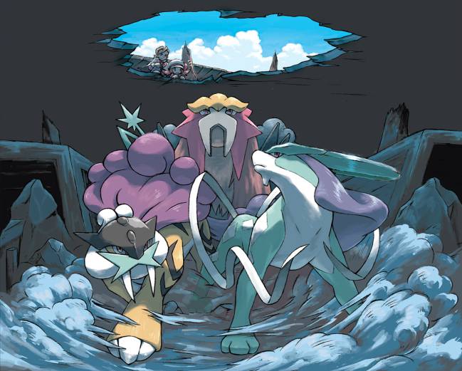 pokemon jotho legendarios