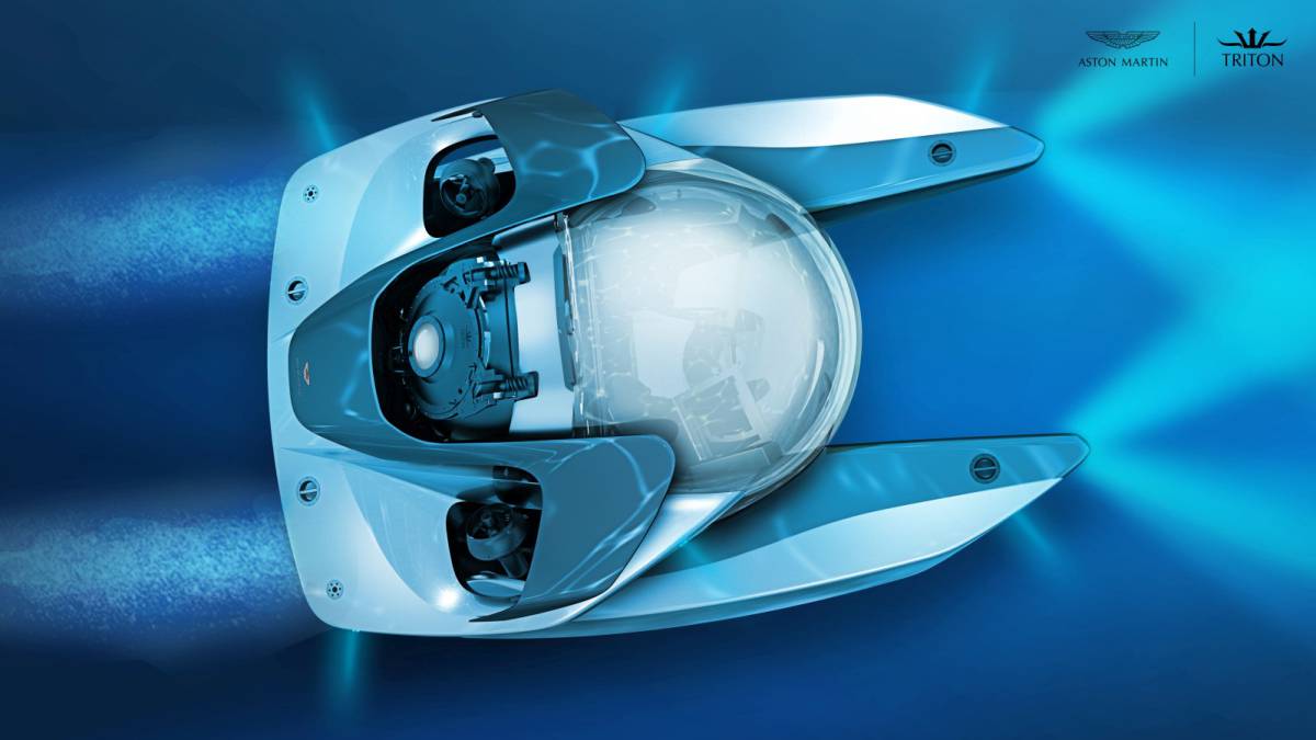 Aston Martin diseña un submarino estilo James Bond para millonarios