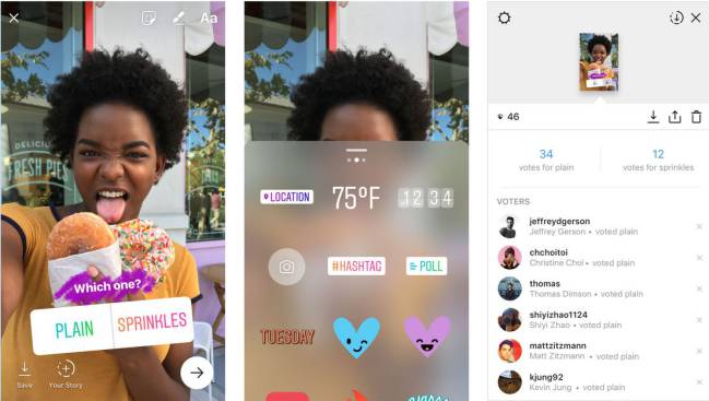 stickers encuestas instagram